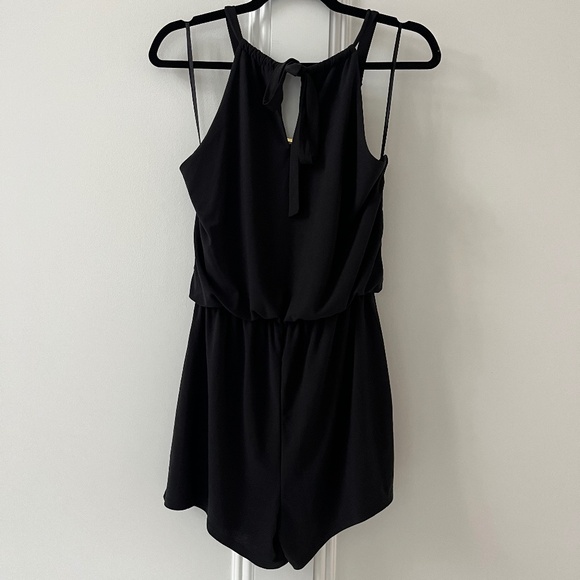 2B BEBE Romper Black / Gold Hardware Size XS - Picture 3 of 3